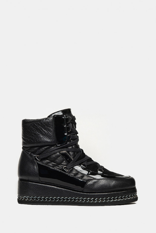 Ботинки Alberto La Torre черные - 1134n