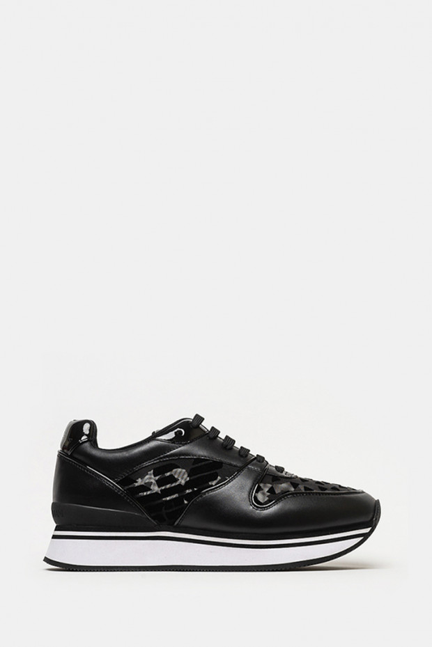 Кроссовки Emporio Armani черные - 3046n