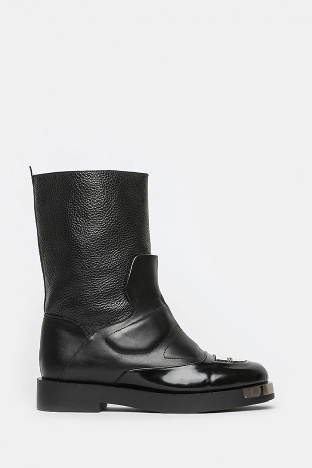 Ботинки Giovanni Fabiani черные - 3740
