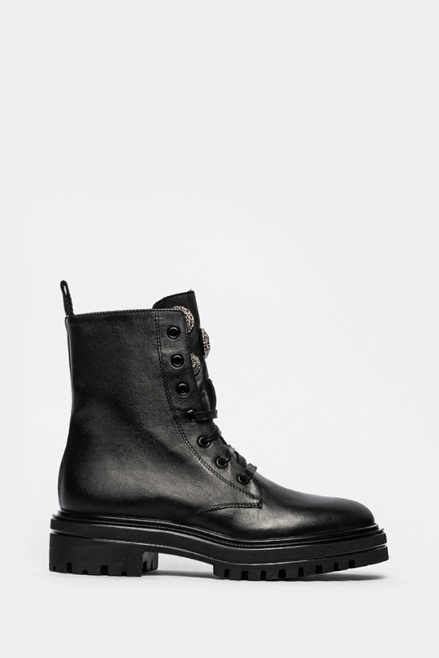 Ботинки Uma Parker черные - 7096