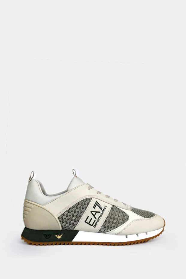 Кроссовки Emporio Armani бежевые - 8027m