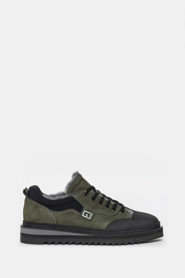 Ботинки Gianfranco Butteri зеленые - 93582