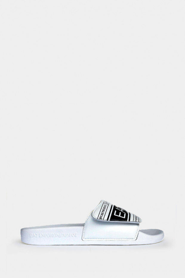 Шлепанцы Emporio Armani белые - AJ005w