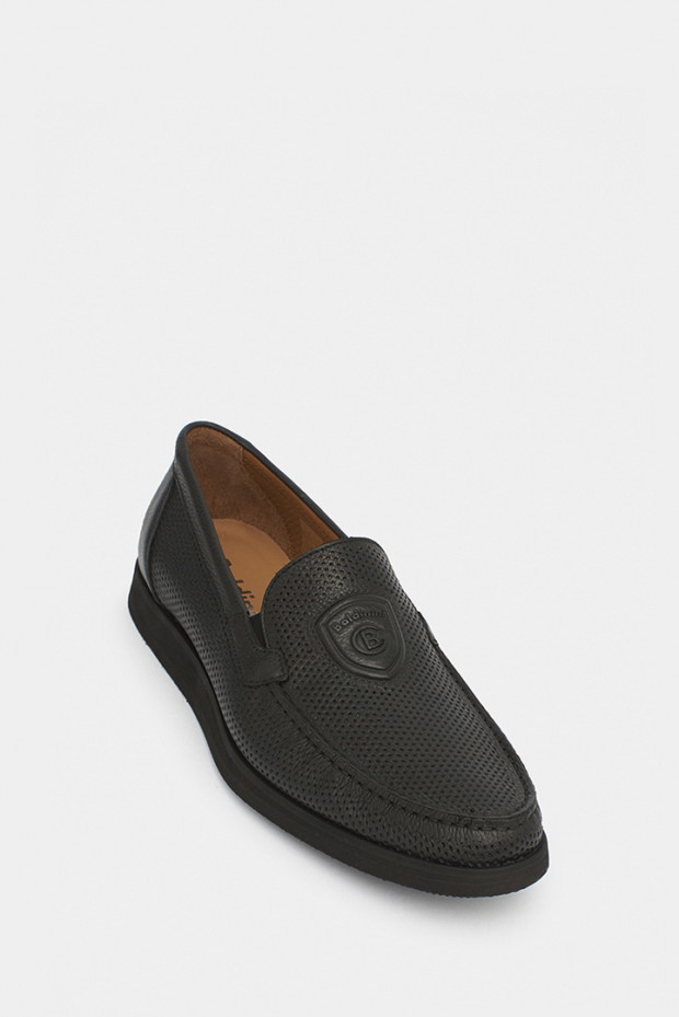 Мужские мокасины Baldinini черные - BL895300