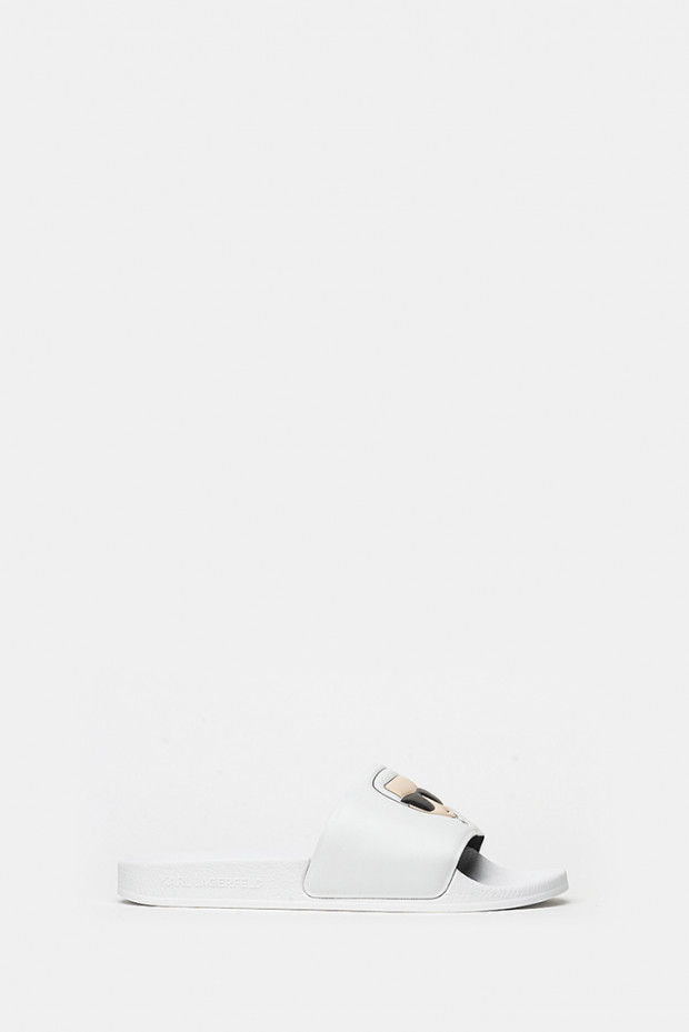 Шлепанцы Karl Lagerfeld белые - 80905