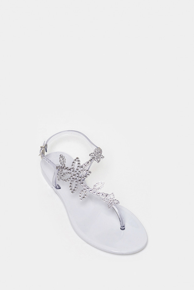 Босоножки Menghi серебро - 708mA