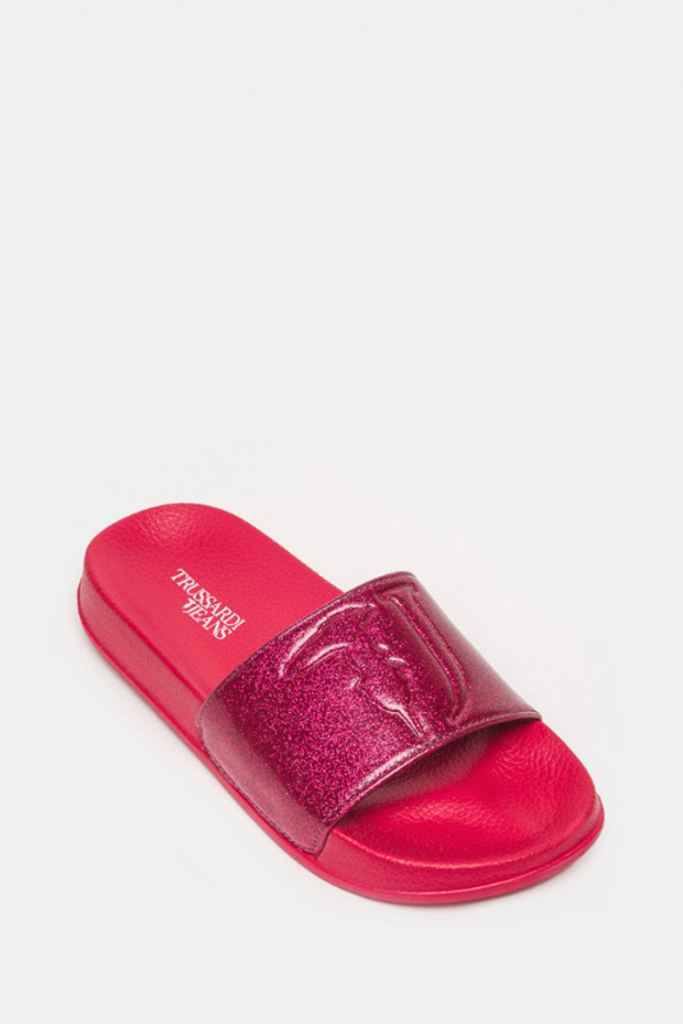 Шлепанцы Trussardi красные - 79516r