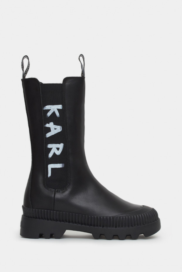 Женские челси Karl Lagerfeld черные - KL42590n