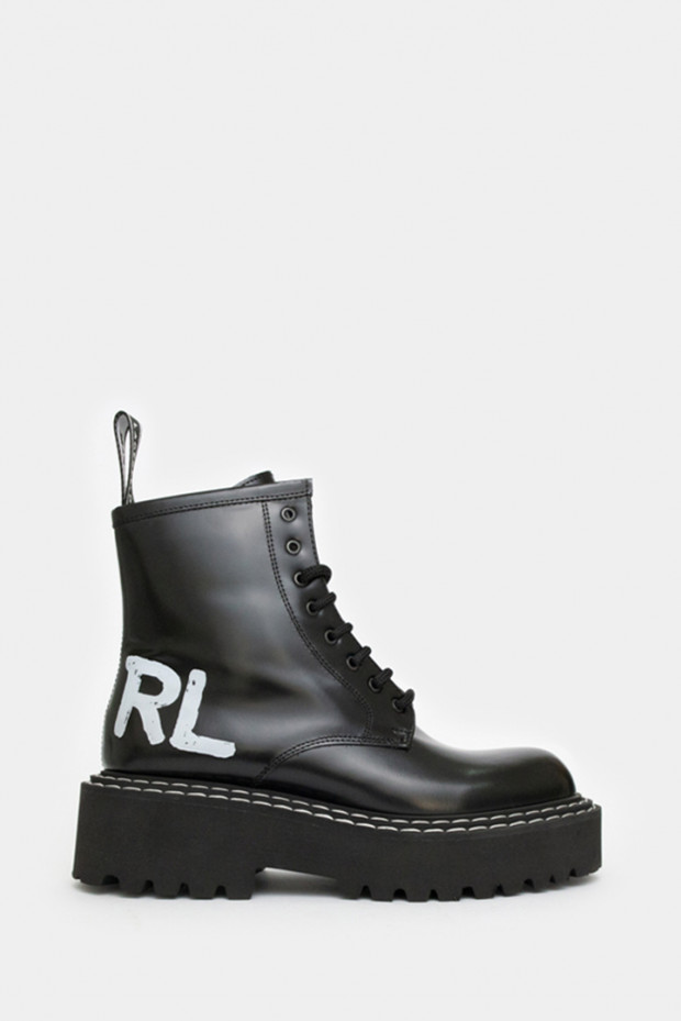 Женские ботинки Karl Lagerfeld черные - KL45260n