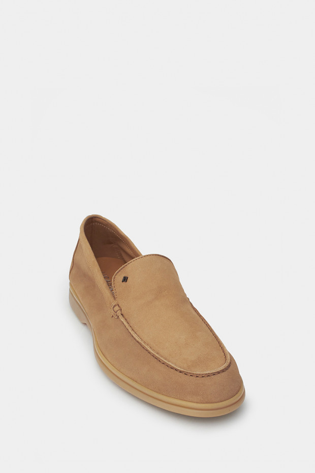 Мужские мокасины Luca Guerrini бежевые - LG10582b