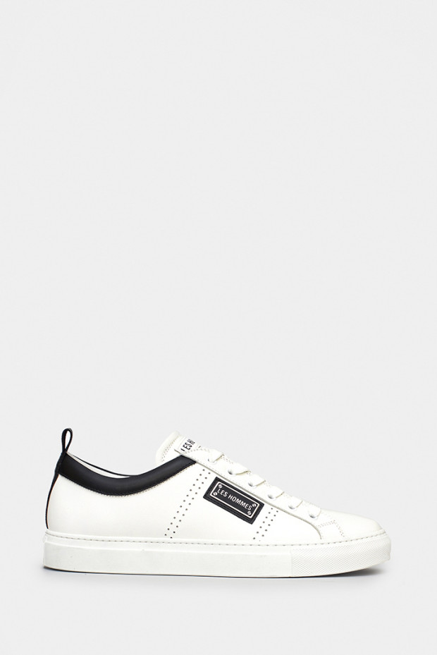 Мужские кеды Les Hommes белые - LH19908w