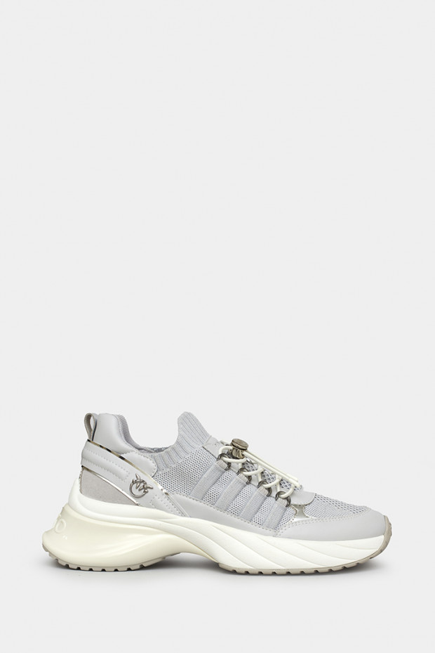 Женские кроссовки Pinko серые - PN155s