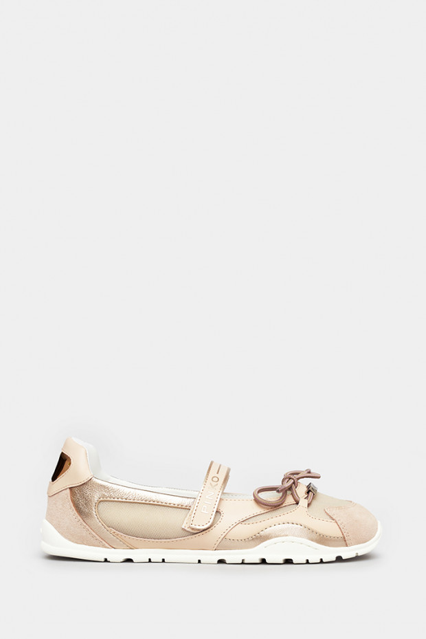 Женские балетки Pinko пудровые - PN188b