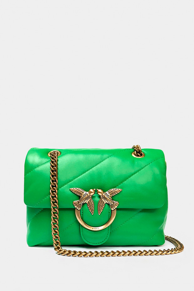 Женская сумка Pinko зеленая - PN_JDgr