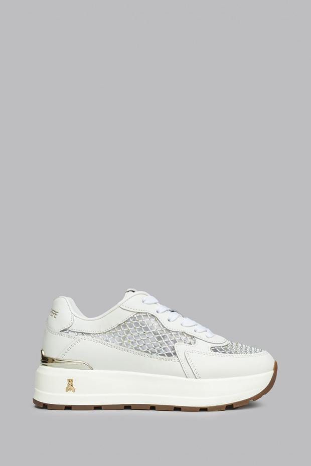 Женские кроссовки Patrizia Pepe белые - PP368w