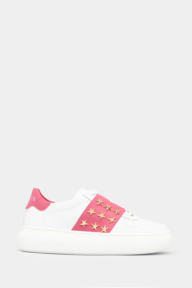 Женские кеды Philipp Plein junior белые - PP74642w