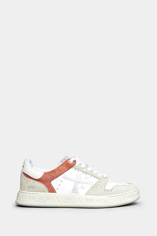 Женские кеды Premiata белые - PR7027w