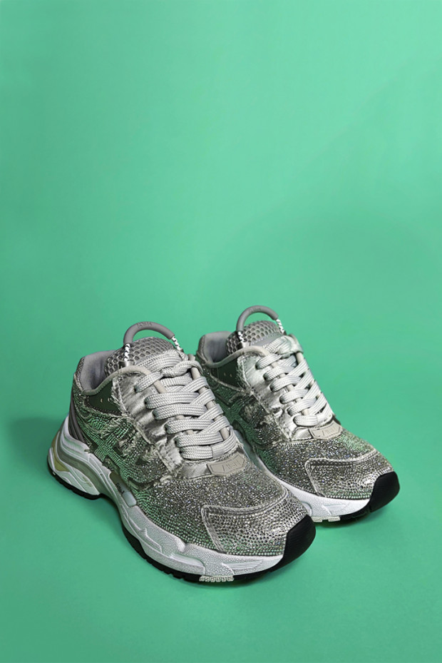 Женские кроссовки Ash серые - RaceS