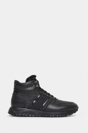 Мужские кроссовки Luca Guerrini черные - LG11592g
