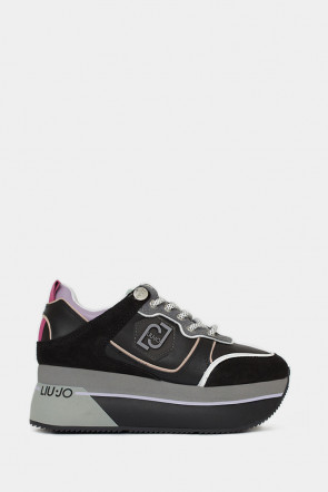 Женские кроссовки Liu Jo черные - LJ2081n