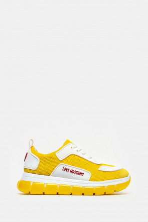 Кроссовки Love Moschino желтые - 15155y