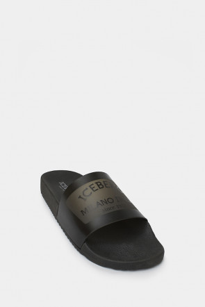 Мужские шлепанцы Iceberg черные - IC1710n