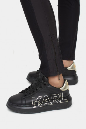 Женские слипоны Karl Lagerfeld черные - KL62511n