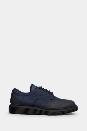 Мужские туфли Camerlengo синие - CM15877bl