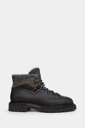 Мужские ботинки Camerlengo черные - CM16165n