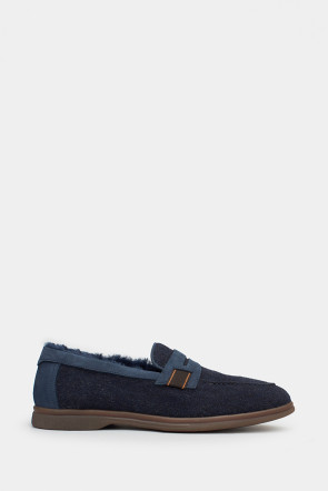 Мужские туфли Camerlengo синие - CM16350bl
