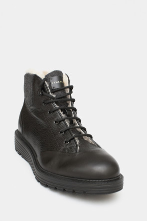Мужские ботинки Camerlengo черные - CM16376n