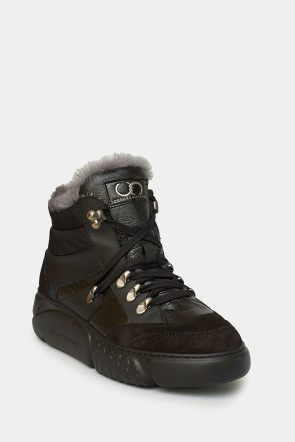 Женские кроссовки Casadei черные - CP35238n