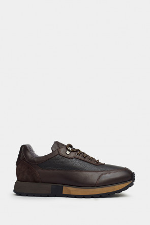 Мужские кроссовки Casadei коричневые - CS37022m