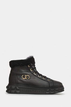 Женские кроссовки Cesare Casadei черные - CS45254n