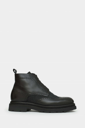Мужские ботинки Giampiero Nicola черные - GN39630n	