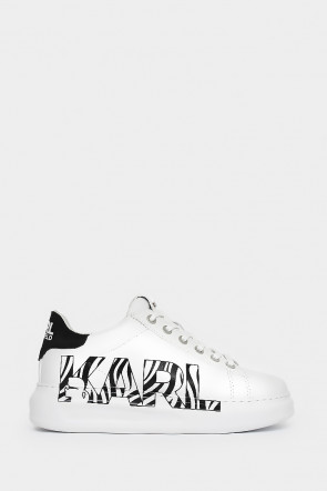 Женские сникерсы Karl Lagerfeld белые - KL62571w