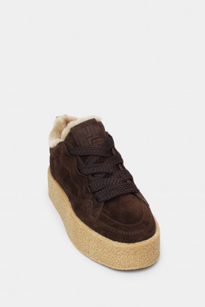 Женские кеды Kennel Schmenger коричневые - KS620