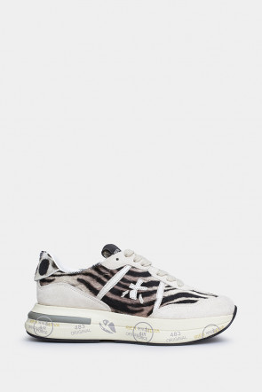 Женские кроссовки Premiata в анималистическом стиле - PR7677w