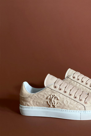 Женские кеды Roberto Cavalli пудровые - RC22403r