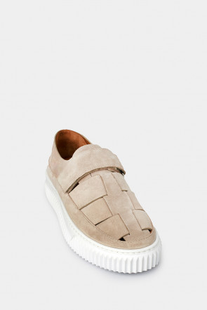 Женские мокасины Voile Blanche бежевые - VB5948b