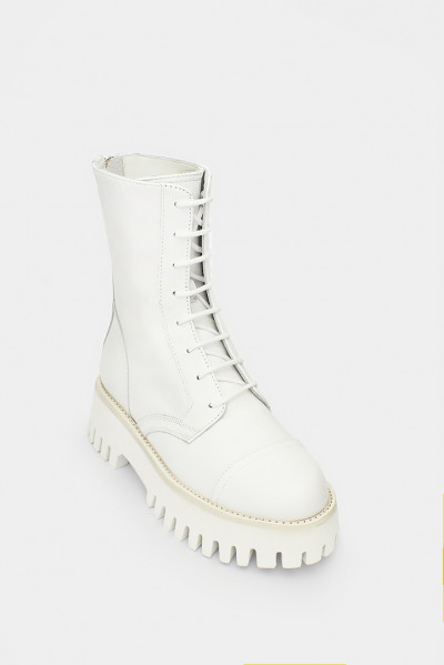 Женские ботинки Cesare Casadei белые - 1R256w