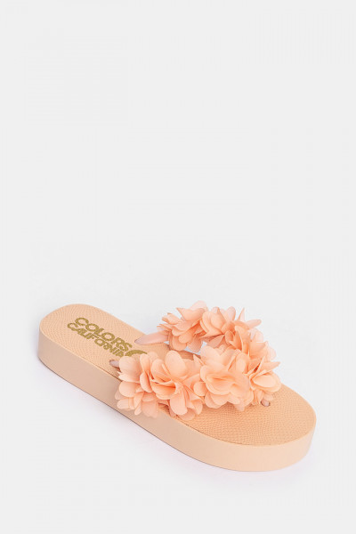 Шлепанцы Colors of California розовые - CC011p