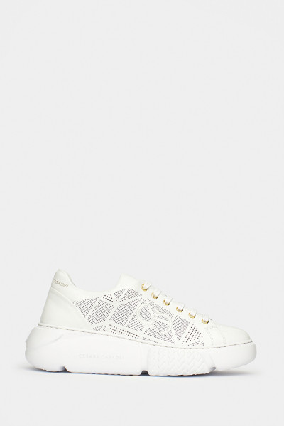 Женские кроссовки Casadei белые - 30226w