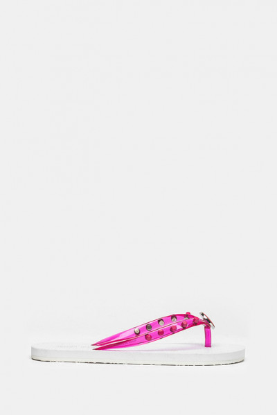 Шлепанцы Armani Jeans фуксия - 55F9