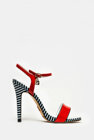 Босоножки Laura Biagiotti красные - 6116