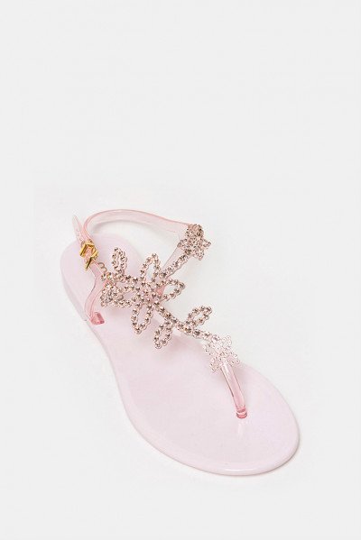 Босоножки Menghi розовые - 708mR
