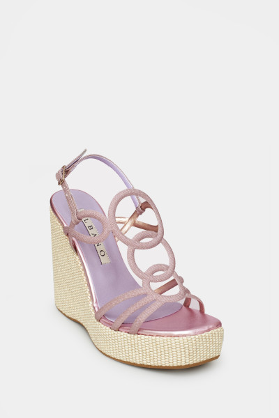 Женские босоножки Albano розовые - AL3201