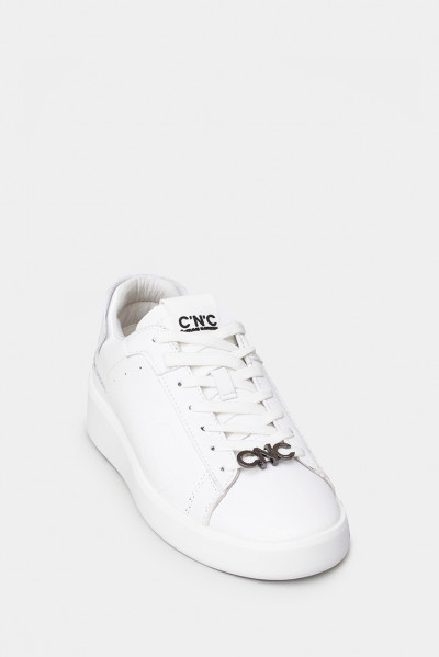 Женские кроссовки Costume national белые - CN18800