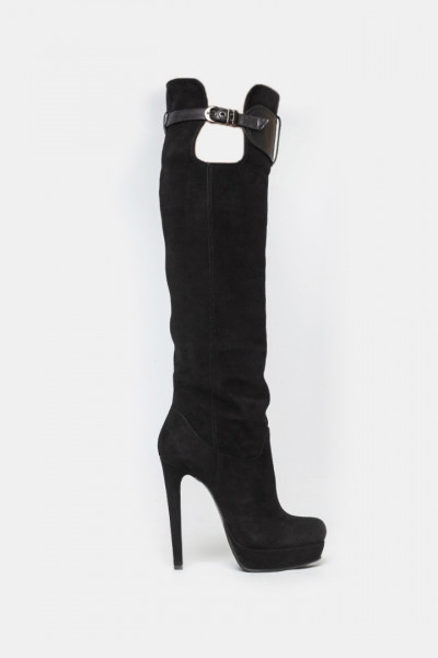 Женские сапоги Genuin Vivier черные - 59687