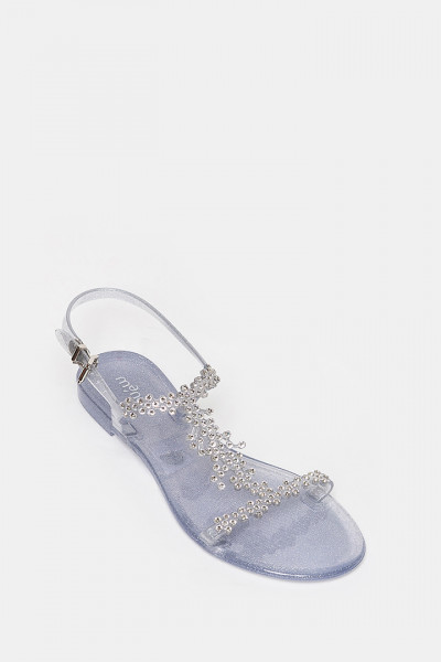 Босоножки Menghi серебро - 707m